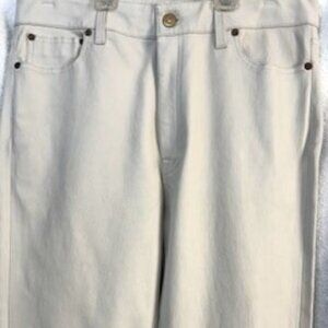 Polo Ralph Lauren "Concept White" leather jeans NWT Size 12